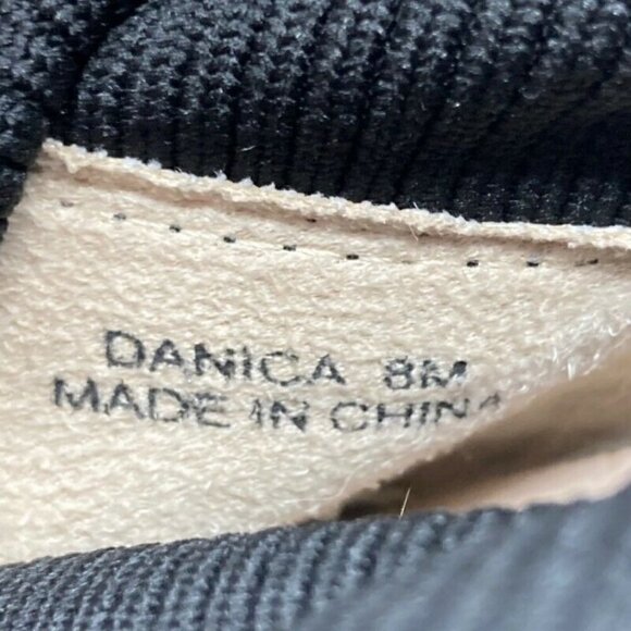 Sudini Womens Danica Ankle Booties Black Leather 8 - Picture 8 of 9